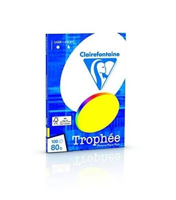 CARTA TROPHEE A4 GR.80 100F COLORI INTENSI 1876/0C