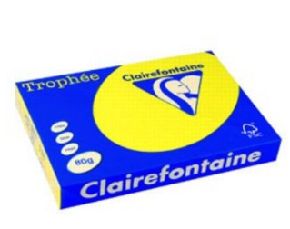 CARTA TROPHEE A3 GR.80 GIALLO INTENSO