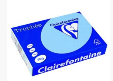 CARTA TROPHEE A3 GR.80 AZZURRO ALISEO