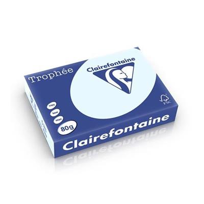 CARTA TROPHEE A4 GR.80 CELESTE 500FOGLI