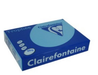 CARTA TROPHEE A4 GR.80 BLU REALE 500FOGLI