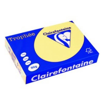 CARTA TROPHEE A4 GR.80 GIALLO CANARINO 500 FOGLI