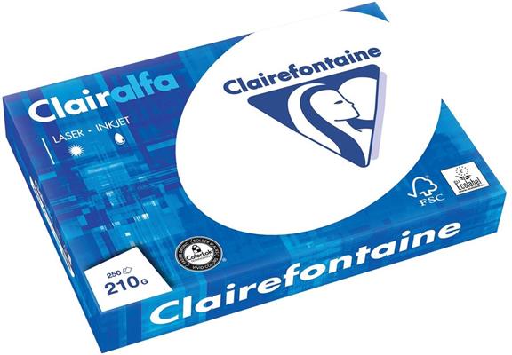 CARTA CLAIRALFA BIANCA A3 GR.210 250 FOGLI 2217
