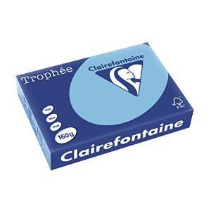 CARTA TROPHEE A4 GR.160 CELESTE 250 FOGLI
