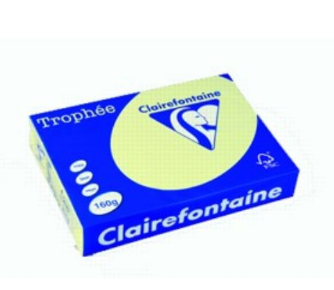 CARTA TROPHEE A4 GR.160 250 FOGLI GIALLO CANARINO 2636