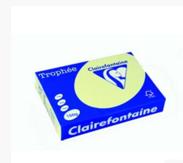 CARTA TROPHEE A3 GR.160 GIALLO CANARINO 250 FOGLI