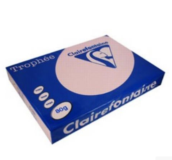 CARTA TROPHEE A5 GR.80 500 FOGLI ROSA
