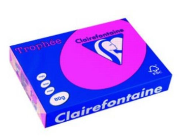 CARTA TROPHEE A4 GR.80 PINK FLUO