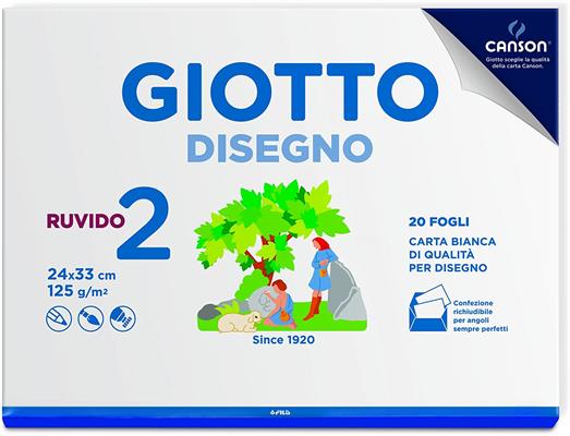 ALBUM GIOTTO 2 RUVIDO 24X33 FF.20 GR.125