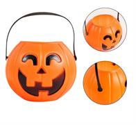 DECORAZIONE HALLOWEEN SECCHIELLO ZUCCA PLASTICA 614938