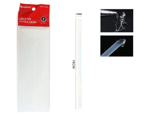 COLLA CALDO TRASPARENTE 11MMX180MM 10PZ 615424