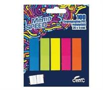 SEGNAPAGINA 100 PZ. - 20X5 COLORI FLUO