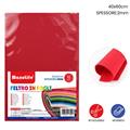 FOGLIO FELTRO 40X60CM 2MM ROSSO 621413