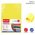 FOGLIO FELTRO 40X60CM 2MM GIALLO