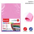 FOGLIO FELTRO 40X60CM 2MM ROSA 621417