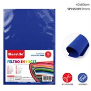 FOGLIO FELTRO 40X60CM 2MM BLE 621419