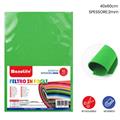 FOGLIO FELTRO 40X60CM 2MM VERDE MEDIO 621429