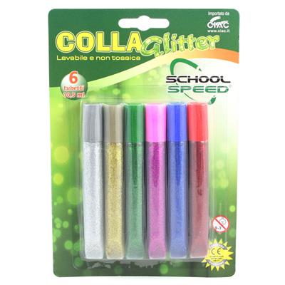 COLLA GLITTER CIAC PZ.6 ASS ML 10,5