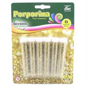 BLISTER DA 6 TUBETTI PORPORINA GR 4,5 ORO