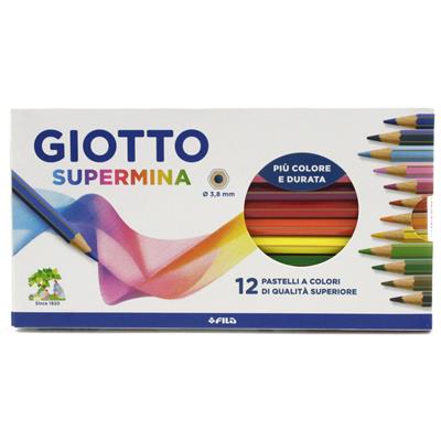 PASTELLI GIOTTO SUPERMINA 12 F235400