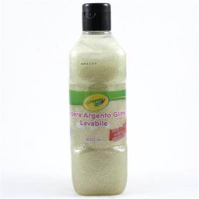 TEMPERA GLITTER ARGENTO ML.500