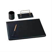 SERVIZIO DA SCRITTOIO SINT. 4PZ NERO 4104SH34