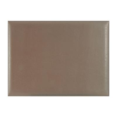 SOTTOMANO A SINGOLO SPECCHIO IN ECOPELLE CM. 50X35 BEIGE