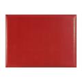 SOTTOMANO A SINGOLO SPECCHIO IN ECOPELLE CM. 50X35 ROSSO