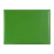 SOTTOMANO A SINGOLO SPECCHIO IN ECOPELLE CM. 50X35 VERDE