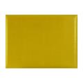 SOTTOMANO A SINGOLO SPECCHIO IN ECOPELLE CM. 50X35 GIALL