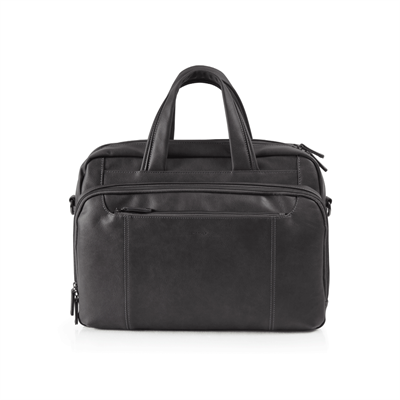 BORSA UNISEX A DUE MANICI ECOPELLE 9236GA34 NERO