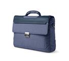 BORSA MONOVANO TELA ED ECOPELLE BLU 9211ST32