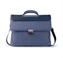 BORSA MONOVANO TELA ED ECOPELLE BLU 9211ST32