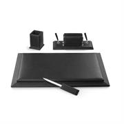 SERVIZIO DA SCRITTOIO 4 PZ. PELLE NERO 4104EL34