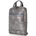 ZAINO SLIM BLUE-GATE IN ECOPELLE GRIGIO FUMO 9232GAB22
