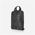 ZAINO SLIM BLUE-GATE IN ECOPELLE NERO 9232GAB34
