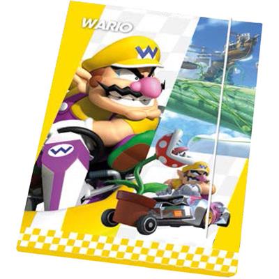 CARTELLA 3 LEMBI C/ELASTICO MARIOKART