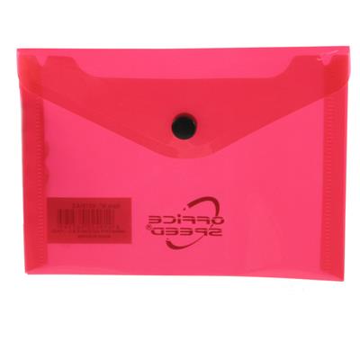 BUSTA CON CHIUSURA A BOTTONE A7 COLORI ASSORTITI