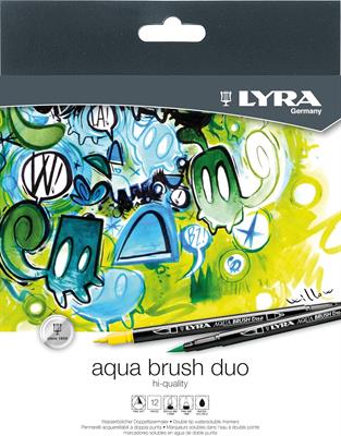 PENNARELLI 12 LY AQUA BRUSH DUO