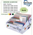 ESPOSITORE 120 BUSTE CON BOTTONE CIAC ASSORTITE