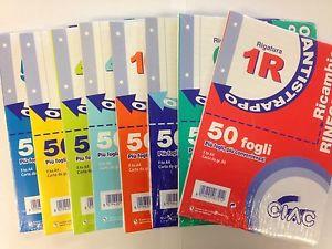 RICAMBI CIAC RINFORZATI A4 50FF 80 GR.C