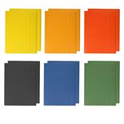 CARTELLINA 3L PIATTA 600 GR. PLASTIF.LUCIDA 6 COLORI IN
