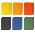 CARTELLINA 3L PIATTA 600 GR. PLASTIF.LUCIDA 6 COLORI IN