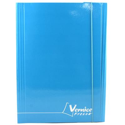 CARTELLINA 3L PIATTA 600 GR. PLASTIF.LUCIDA 9 COLOR VERN
