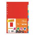 DIVISORIO 12 TACCHE FORMATO A4 IN CARTONCINO