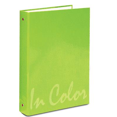 COPERTINA A4 ANELLO   30 - VERDE LIME CARTONATO IN COLOR