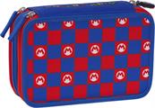 ASTUCCIO CORREDO 3 ZIP SUPERMARIO C/PENNA FRIXION 67533