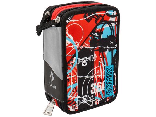 ASTUCCIO CORREDO 3 ZIP COMIX FLASH SHAKE SKATE