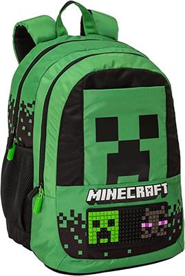 ZAINO ORGANIZZATO PIXELS MINECRAFT