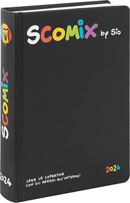 AGENDA 16M MEDIUM COMIX SCOTTECS BY SIO BLACK